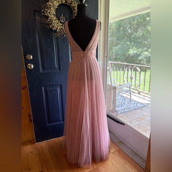 Jenny Yoo Tulle Dress, Whipped Apricot, Size 2 - Picture 12 of 16
